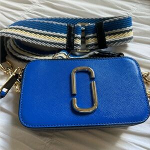 Blue Multi Color Marc Jacobs Snapshot bag
